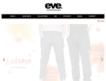 Tablet Screenshot of eveworkwear.com.au